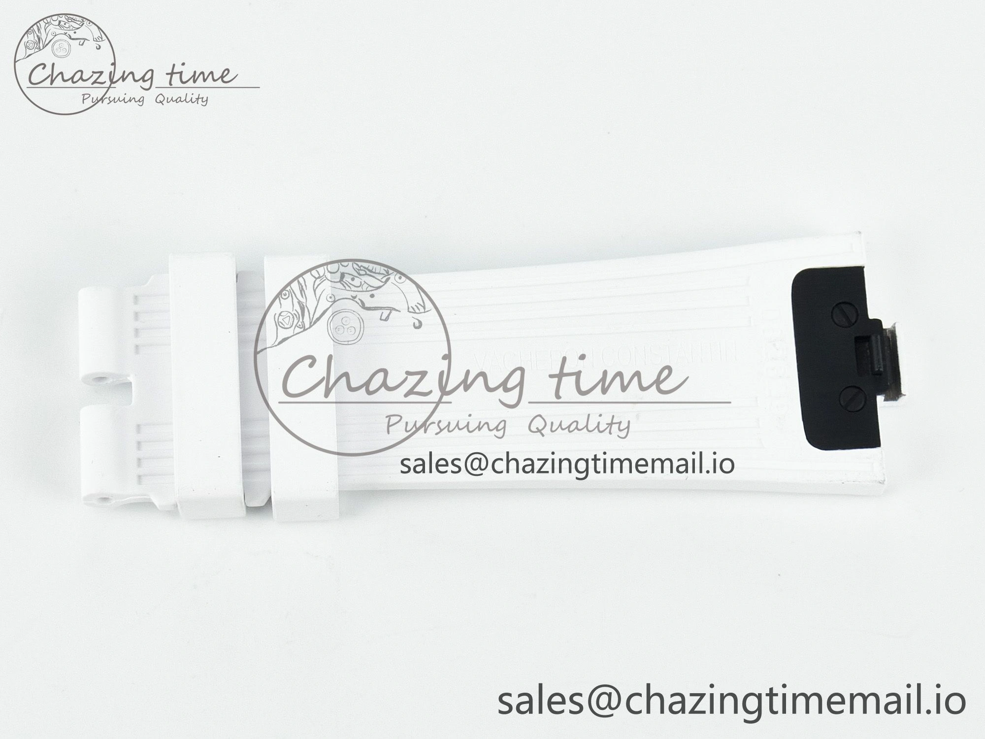 Overseas 1:1 Best Edition Black Blue White Rubber Strap (Fits the Gen size)