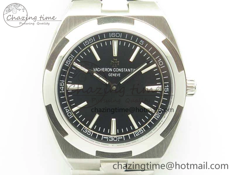Overseas 2000V SS 3AF Best Edition Black Dial On SS Bracelet A1120