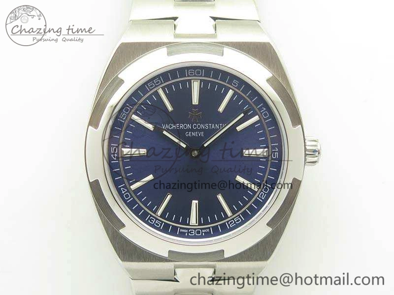 Overseas 2000V SS 3AF Best Edition Blue Dial On SS Bracelet A1120
