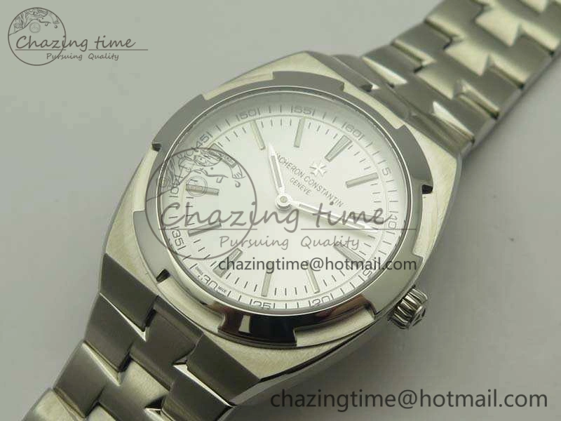 Overseas 2000V SS 3AF Best Edition White Dial On SS Bracelet A1120