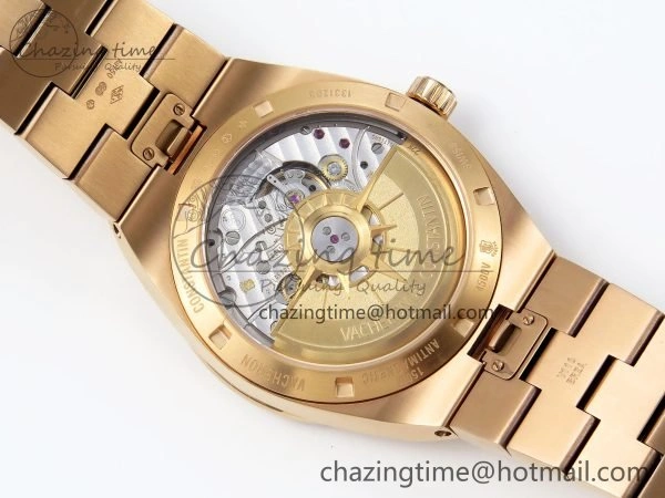 Overseas 4500V RG ZF 1:1 Best Edition Blue Dial on RG Bracelet A5100