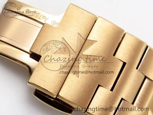Overseas 4500V RG ZF 1:1 Best Edition Blue Dial on RG Bracelet A5100
