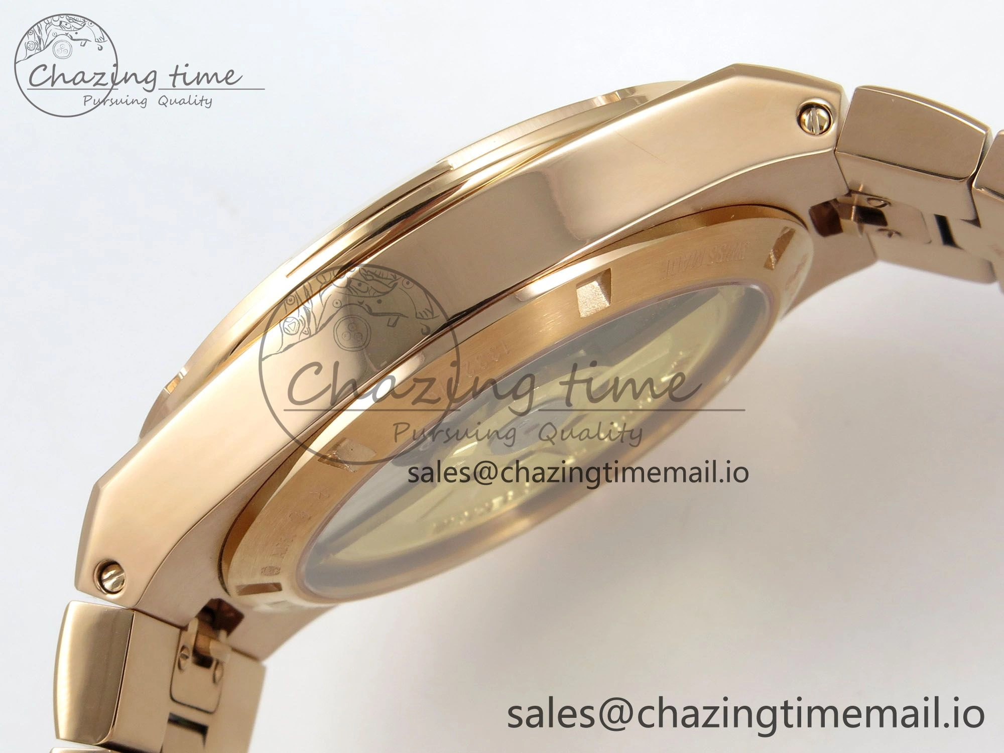 Overseas 4500V RG ZF 1:1 Best Edition Green Dial on RG Bracelet A5100