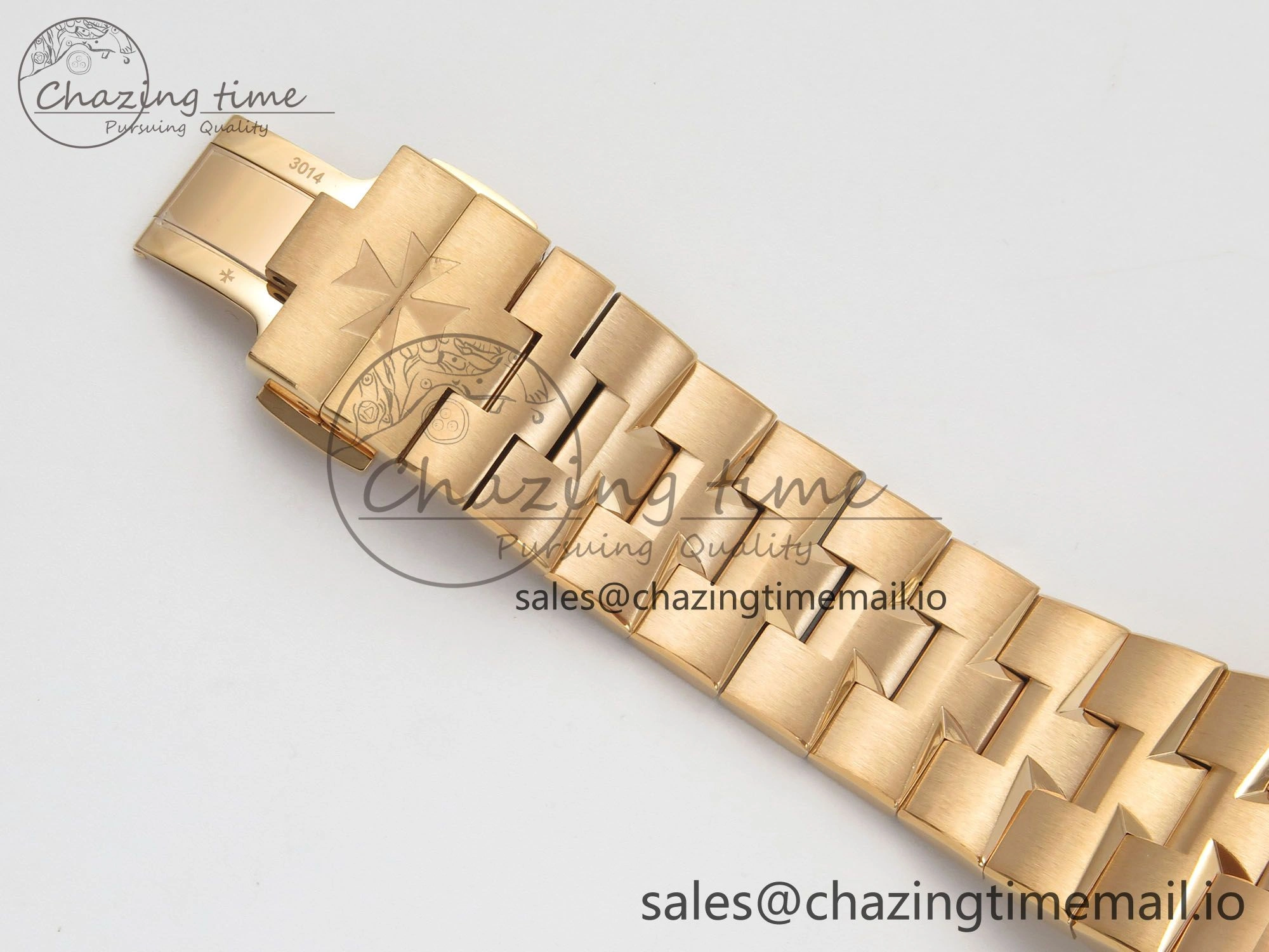 Overseas 4500V RG ZF 1:1 Best Edition Green Dial on RG Bracelet A5100
