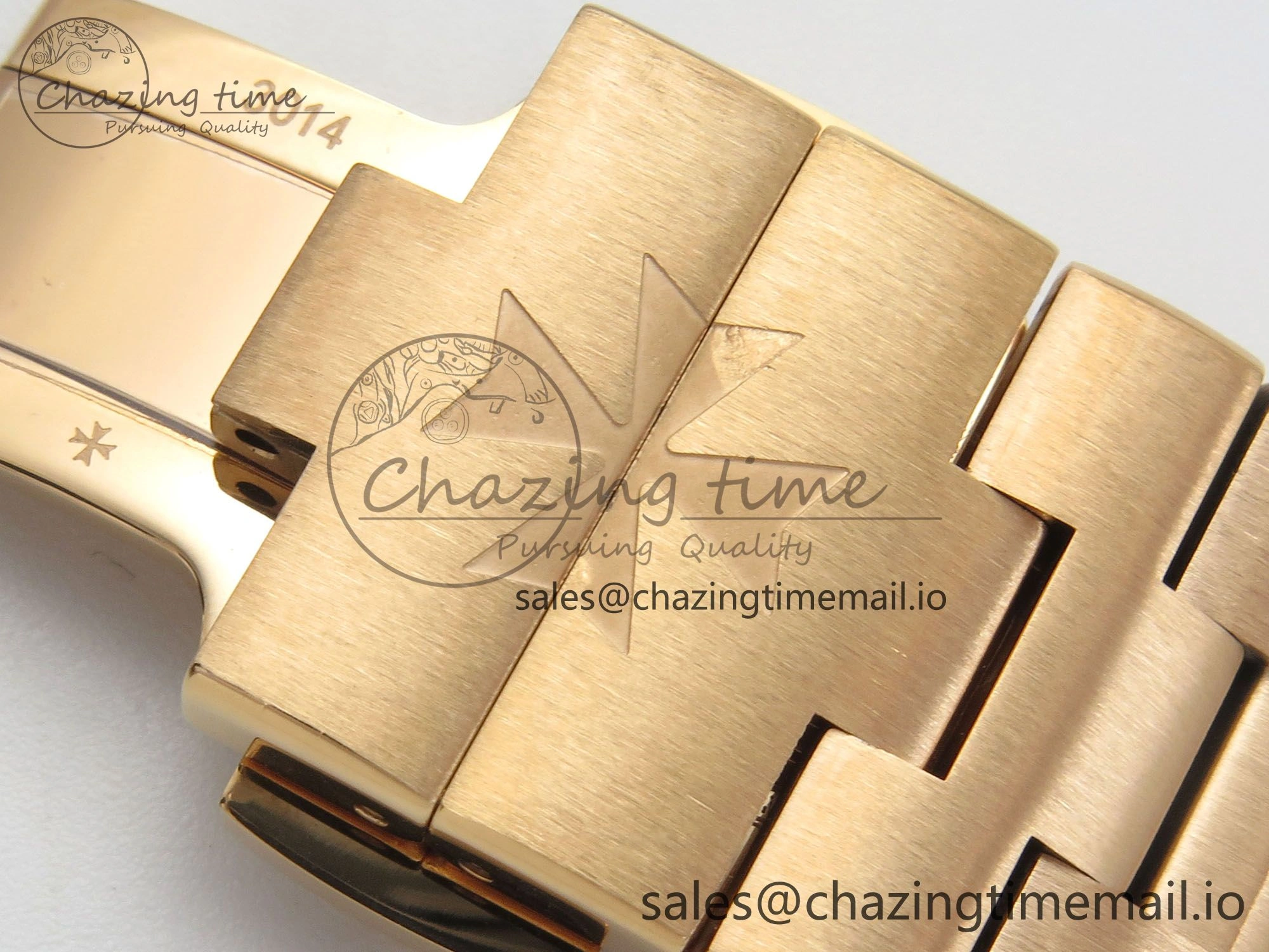 Overseas 4500V RG ZF 1:1 Best Edition Green Dial on RG Bracelet A5100