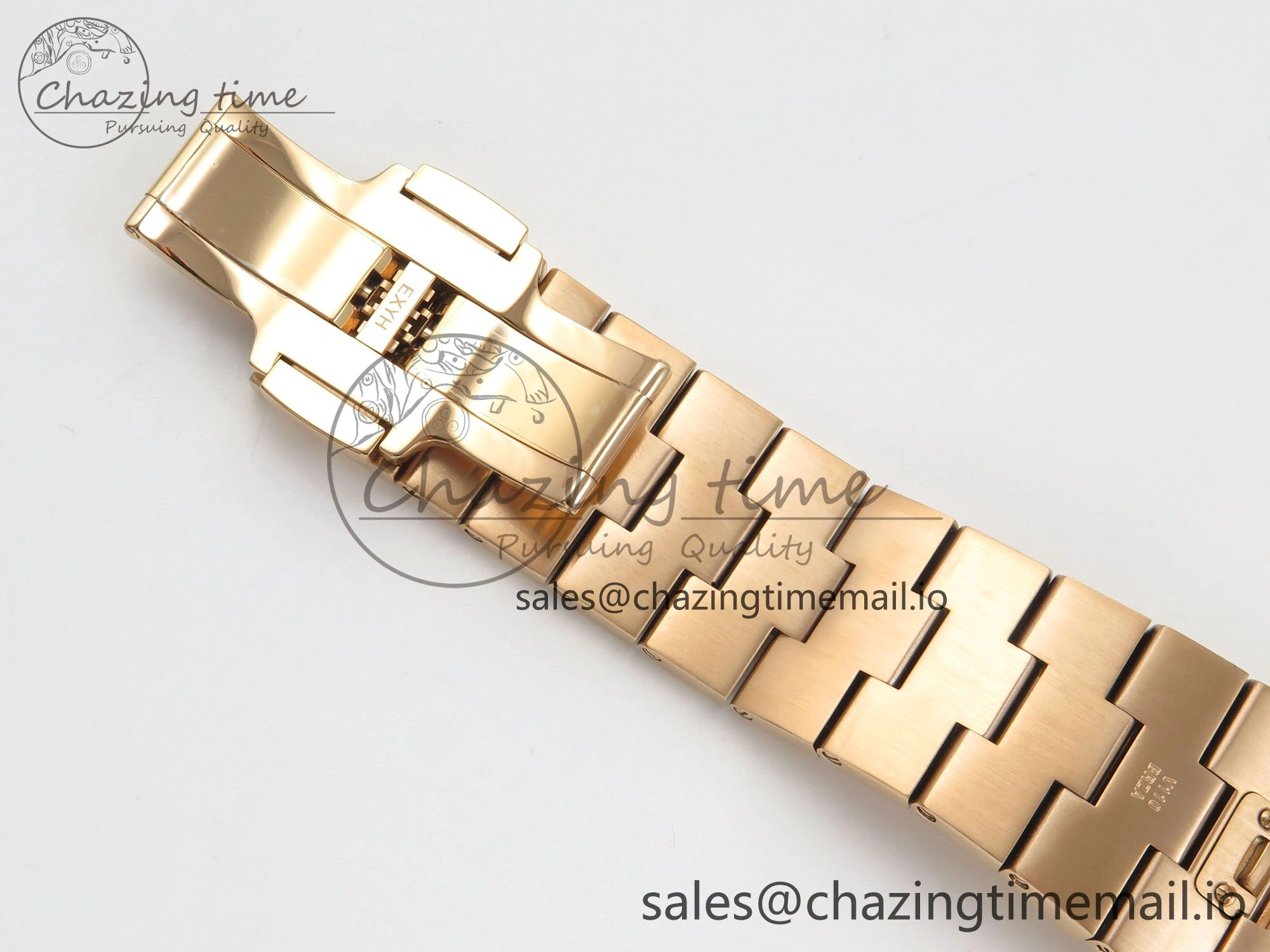 Overseas 4500V RG ZF 1:1 Best Edition Green Dial on RG Bracelet A5100