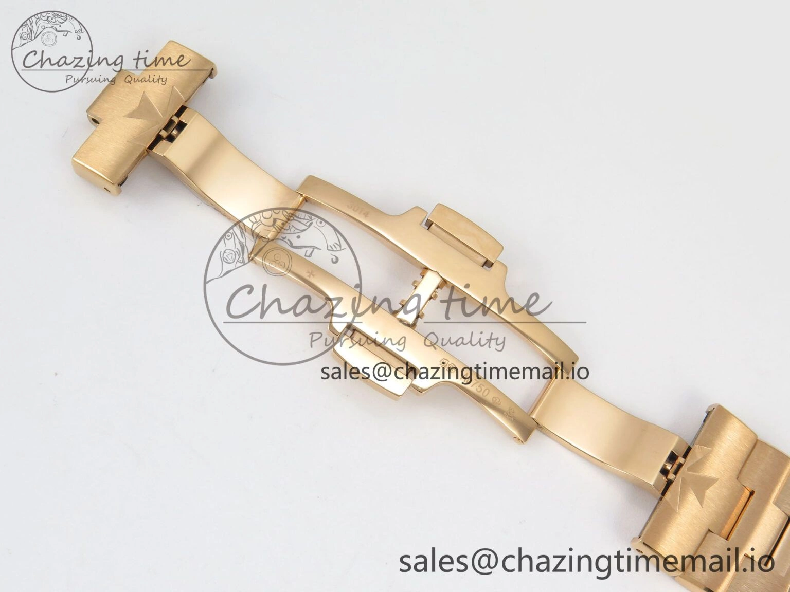 Overseas 4500V RG ZF 1:1 Best Edition Green Dial on RG Bracelet A5100
