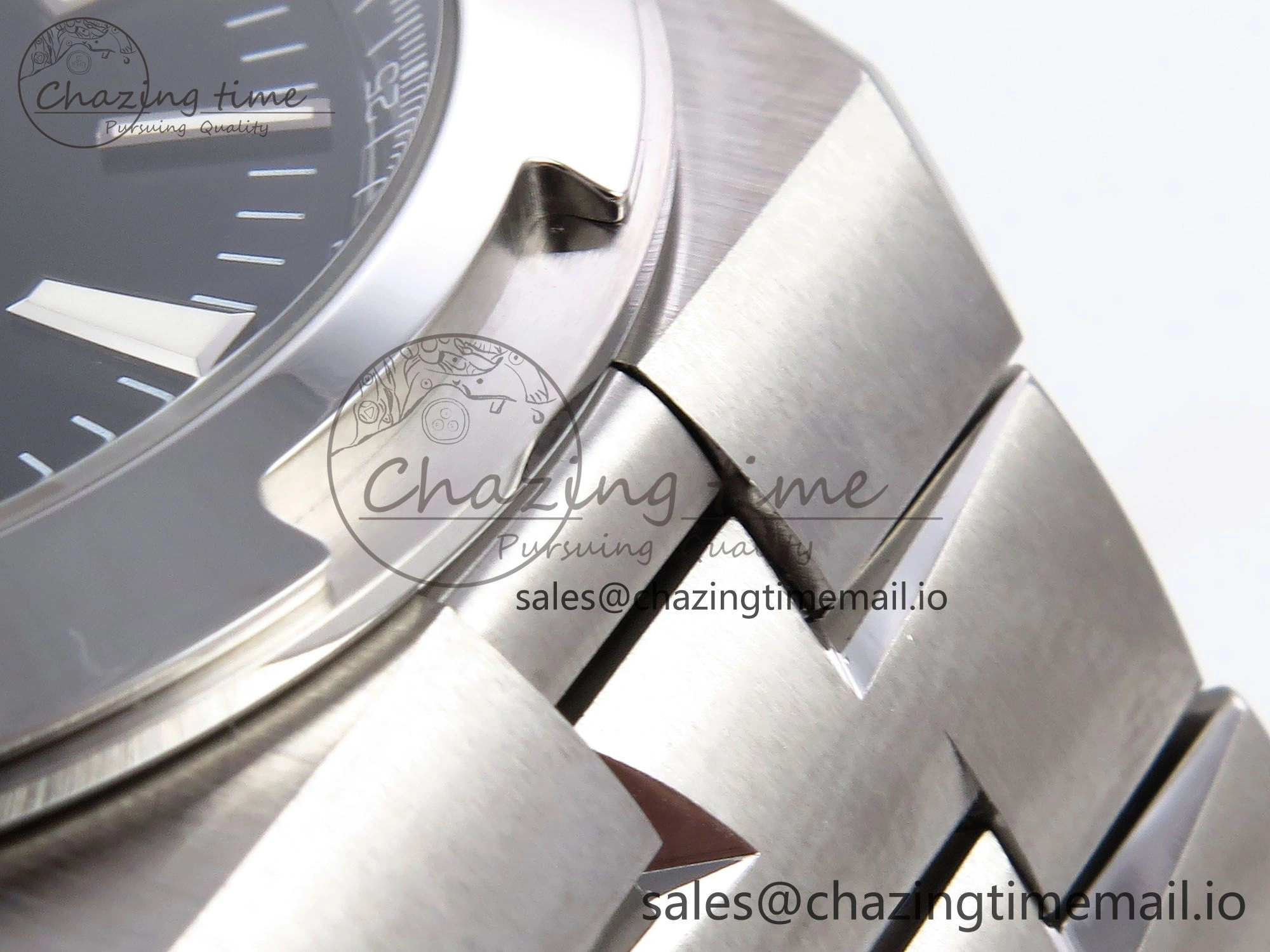 Overseas 4500V SS 8F 1:1 Best Edition Black Dial on SS Bracelet A5100