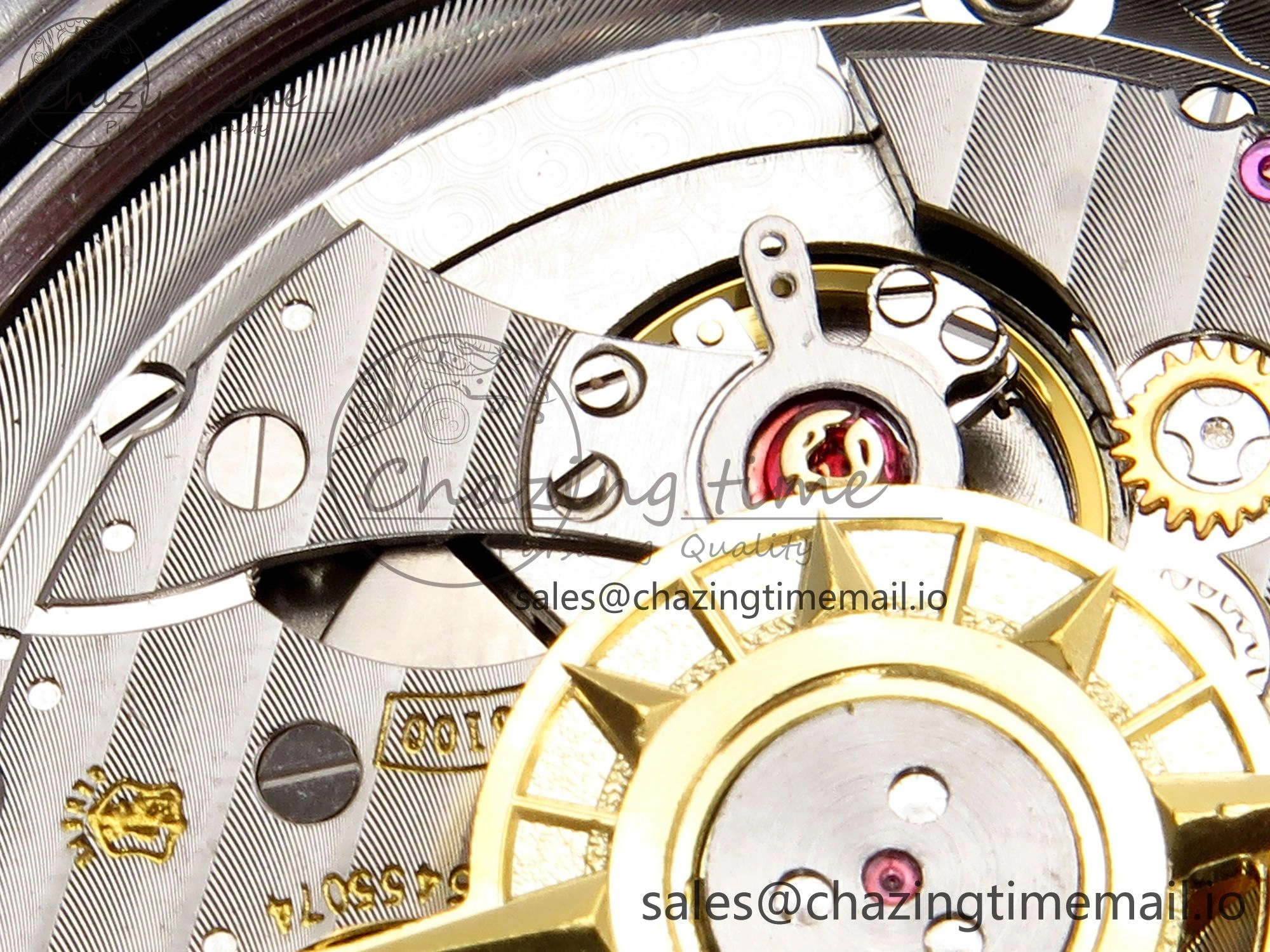 Overseas 4500V SS 8F 1:1 Best Edition Blue Dial on SS Bracelet A5100