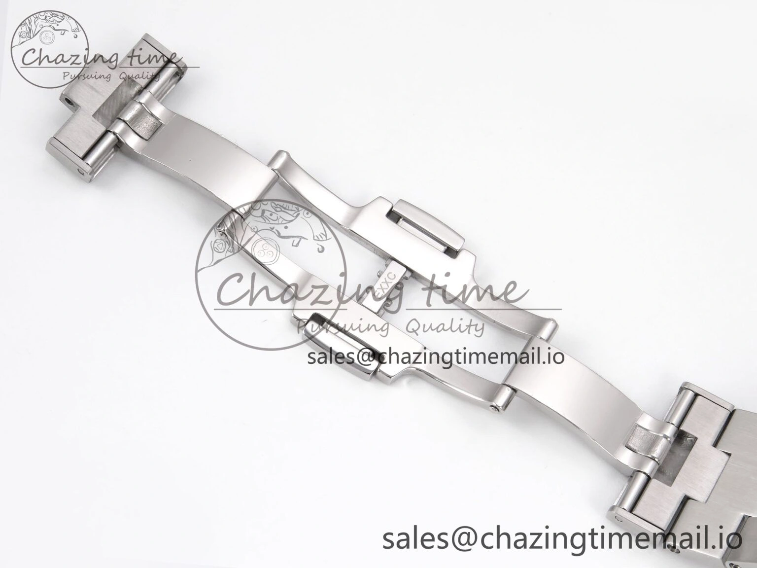 Overseas 4500V SS 8F 1:1 Best Edition Blue Dial on SS Bracelet A5100