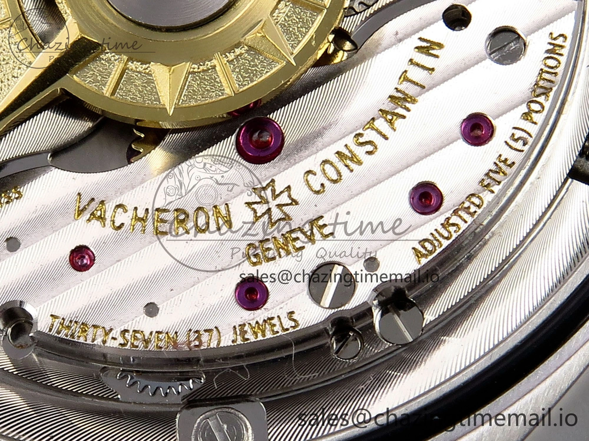 Overseas 4500V SS 8F 1:1 Best Edition Brown Dial on SS Bracelet A5100