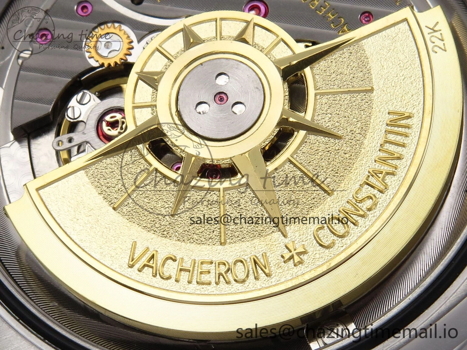 Overseas 4500V SS 8F 1:1 Best Edition Brown Dial on SS Bracelet A5100