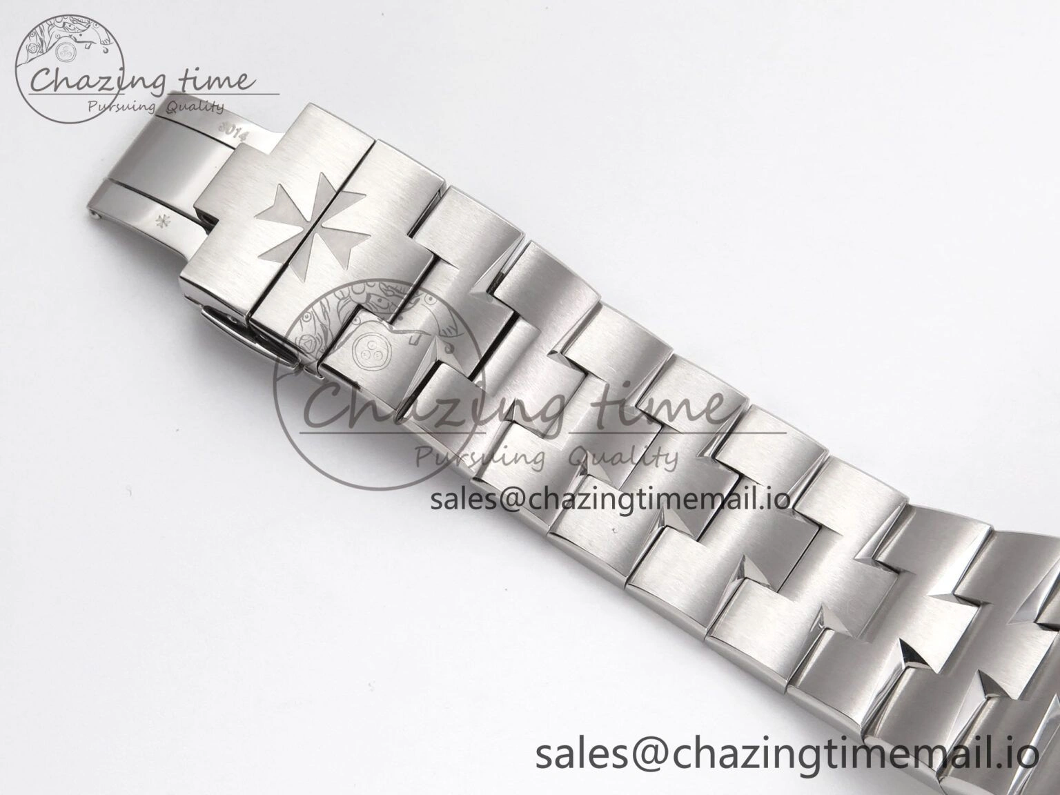 Overseas 4500V SS 8F 1:1 Best Edition Brown Dial on SS Bracelet A5100
