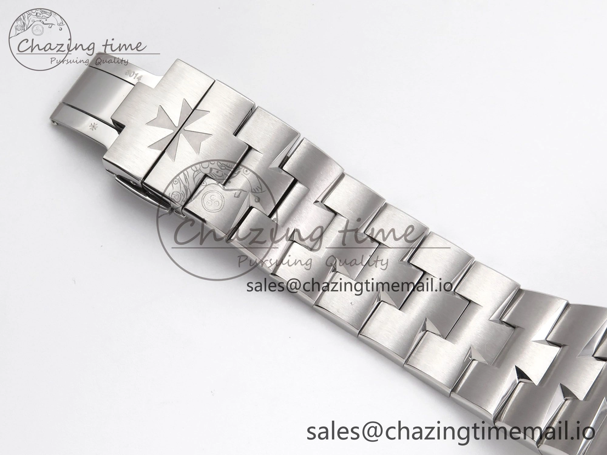 Overseas 4500V SS 8F 1:1 Best Edition Green Dial on SS Bracelet A5100