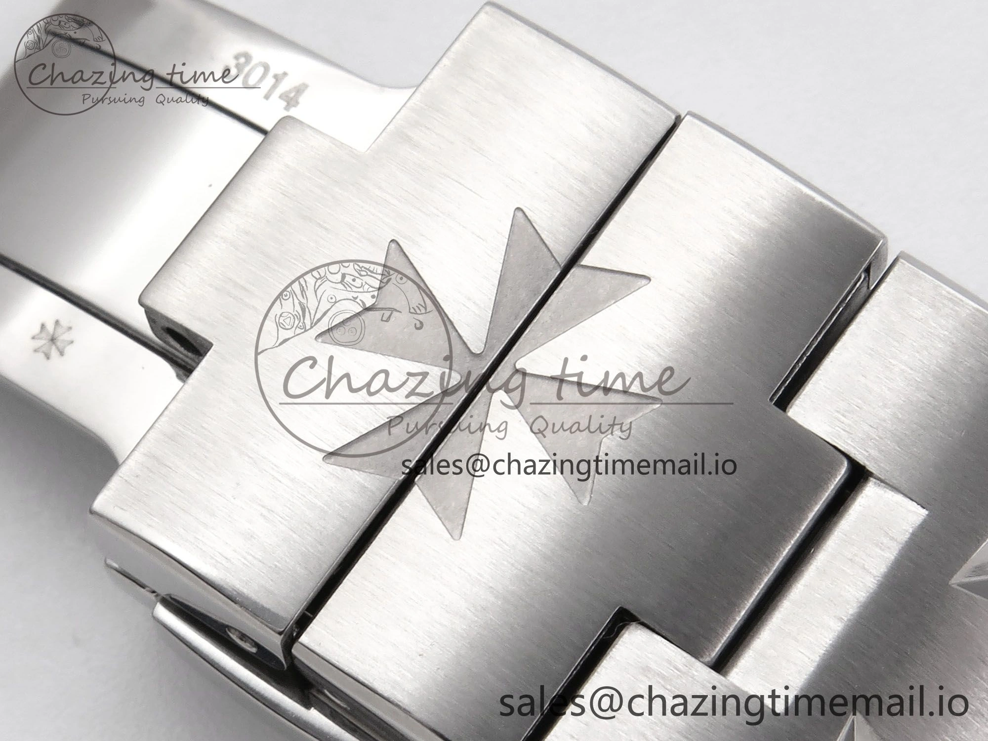 Overseas 4500V SS 8F 1:1 Best Edition White Dial on SS Bracelet A5100
