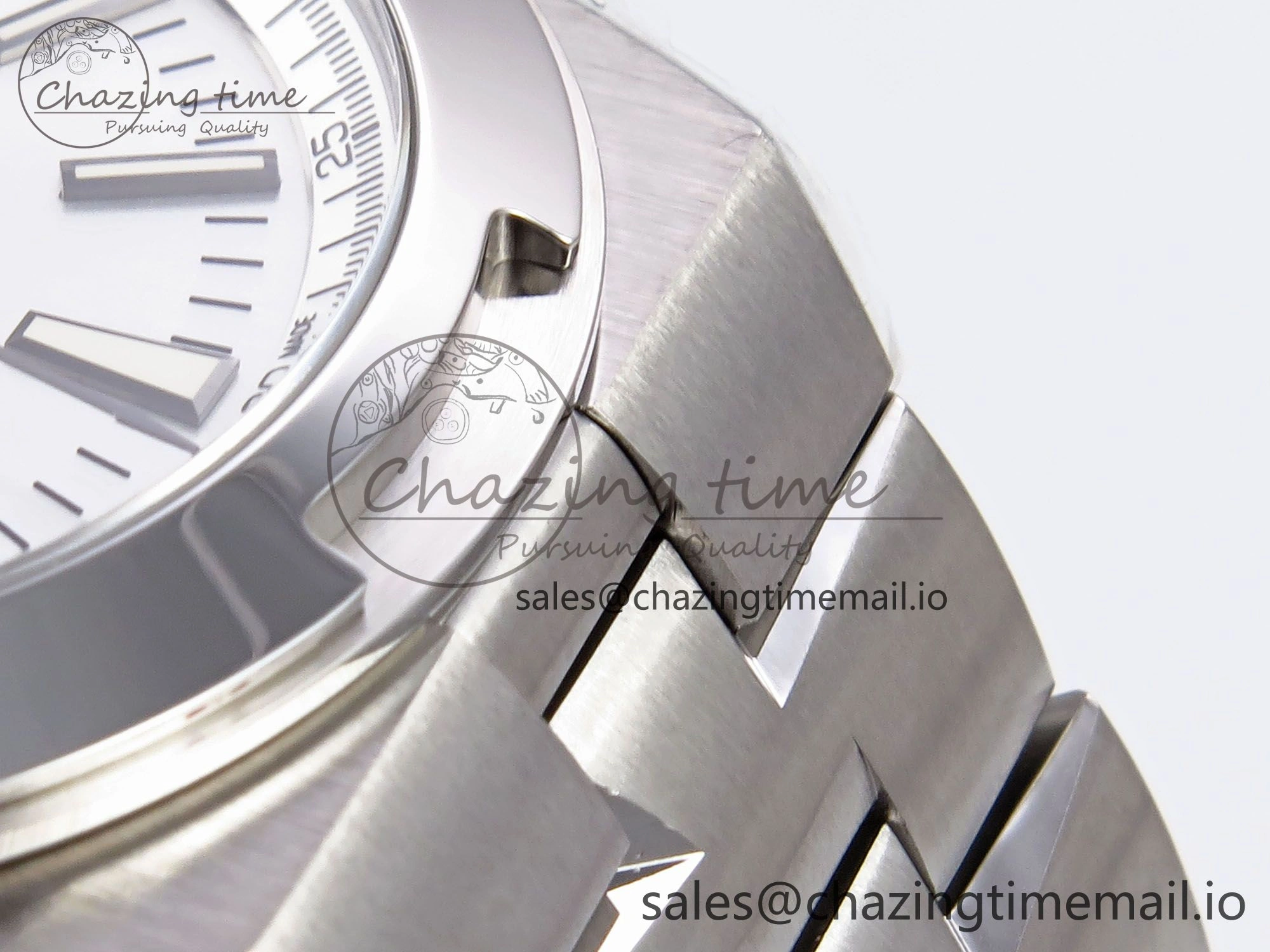 Overseas 4500V SS 8F 1:1 Best Edition White Dial on SS Bracelet A5100
