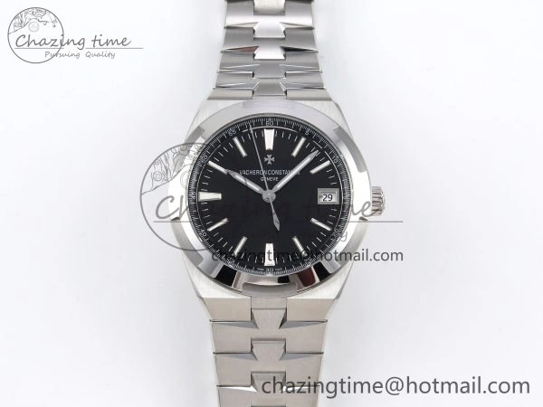 Overseas 4500V SS MKSF 1:1 Best Edition Black Dial on SS Bracelet A5100