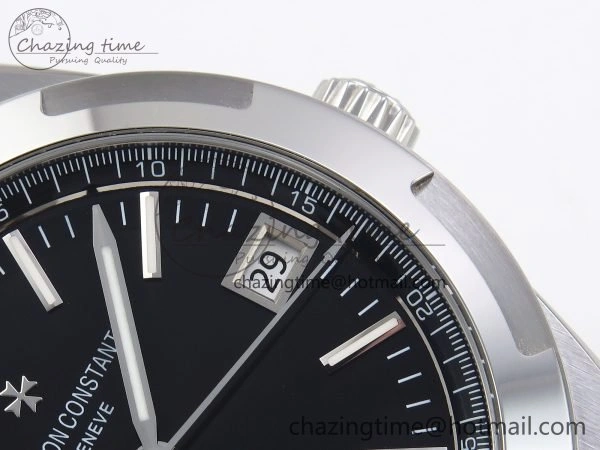 Overseas 4500V SS MKSF 1:1 Best Edition Black Dial on SS Bracelet A5100