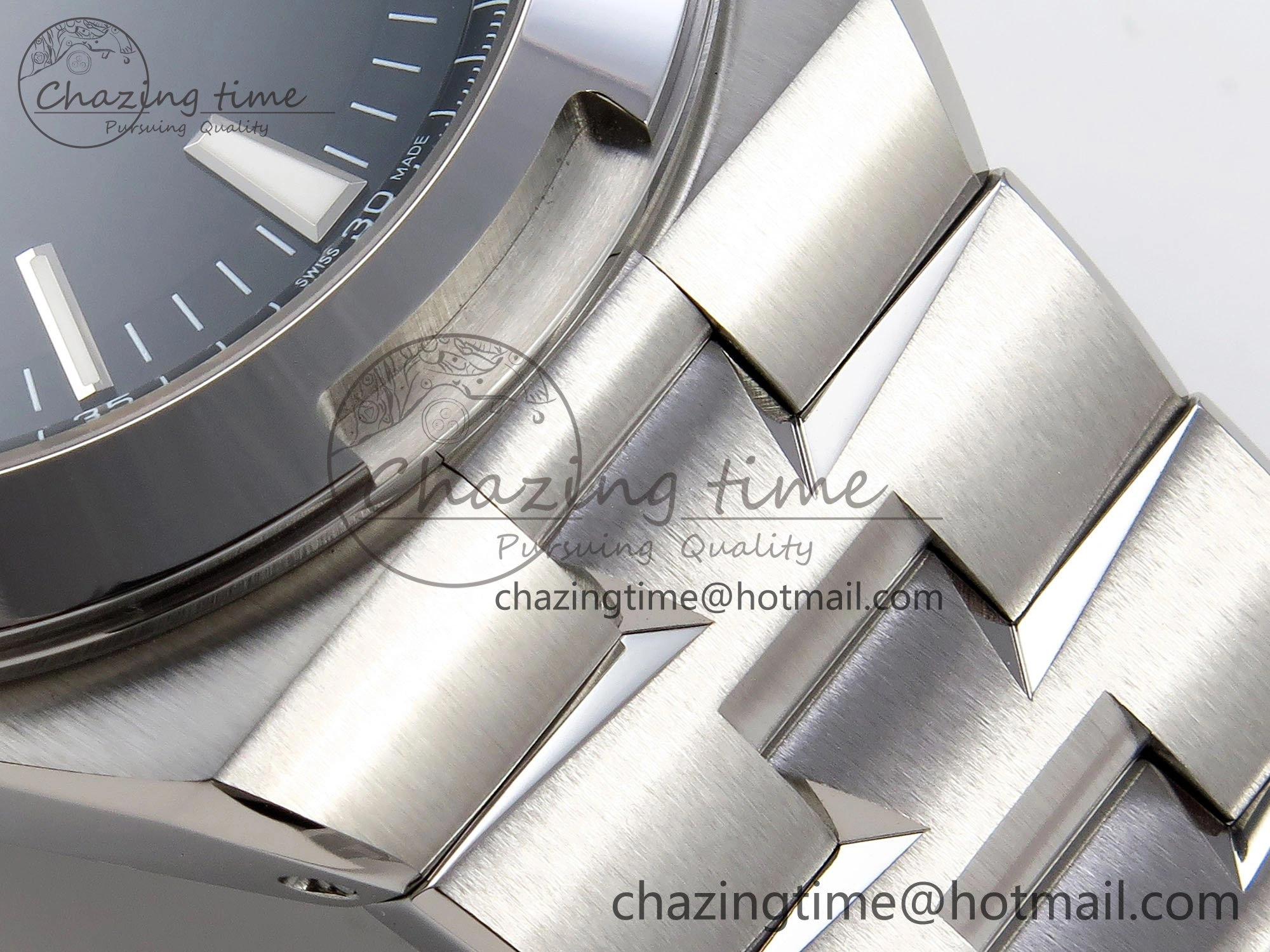 Overseas 4500V SS MKSF 1:1 Best Edition Black Dial on SS Bracelet A5100
