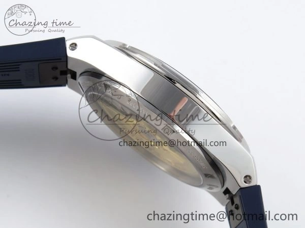Overseas 4500V SS MKSF 1:1 Best Edition Blue Dial on Blue Rubber Strap A5100