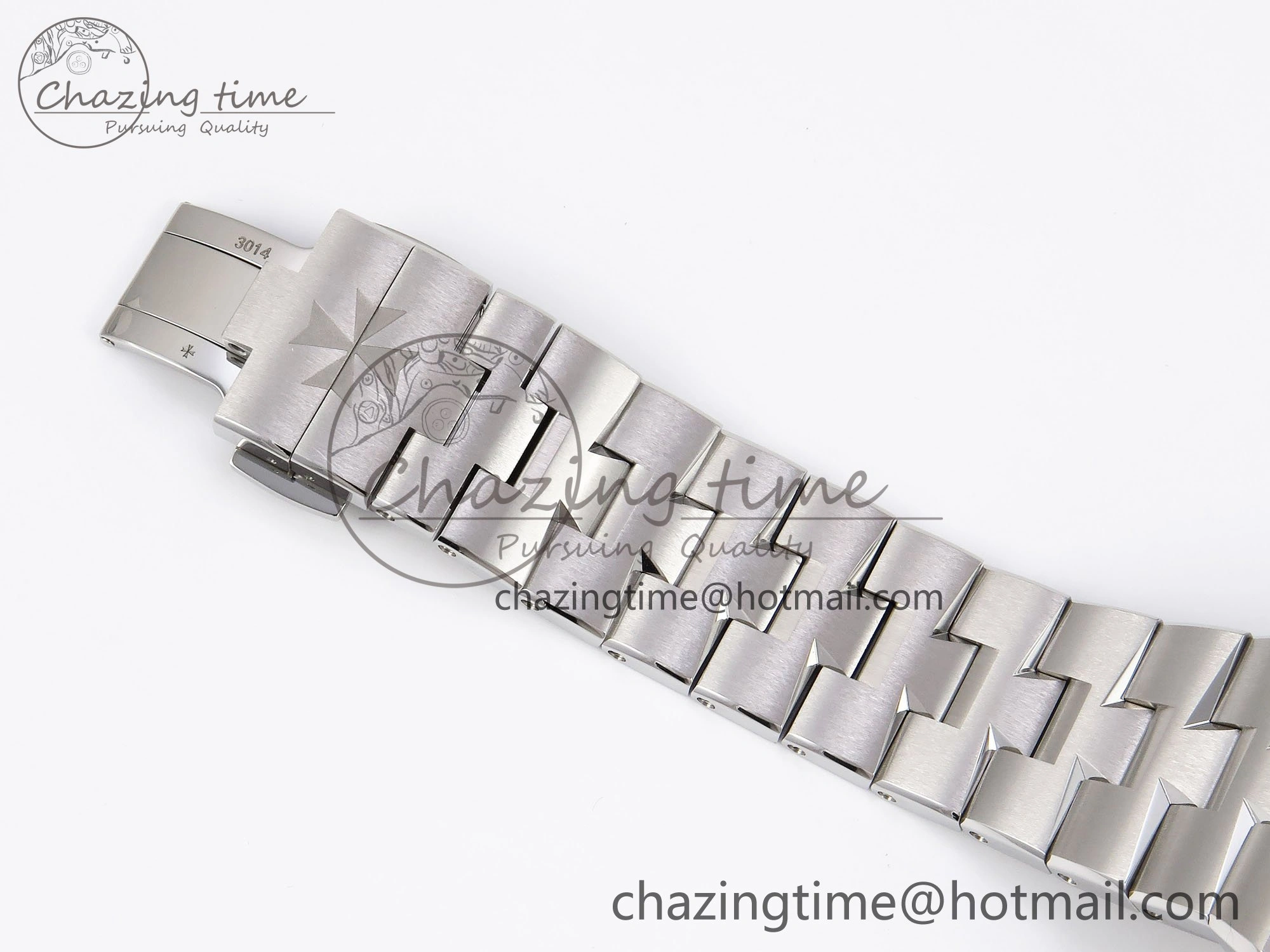 Overseas 4500V SS MKSF 1:1 Best Edition Blue Dial on SS Bracelet A5100