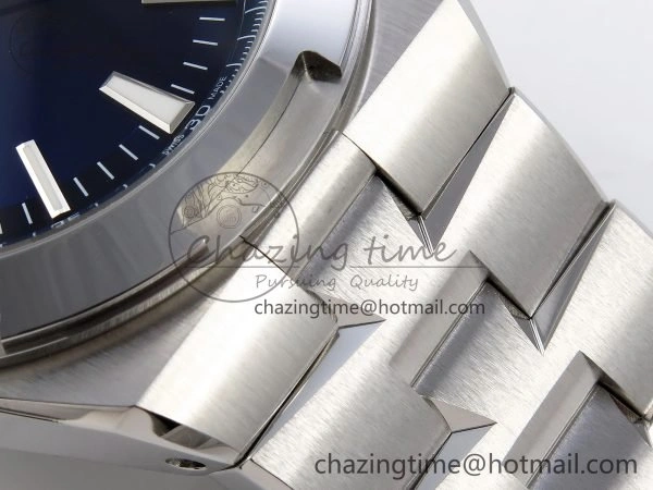 Overseas 4500V SS MKSF 1:1 Best Edition Blue Dial on SS Bracelet A5100