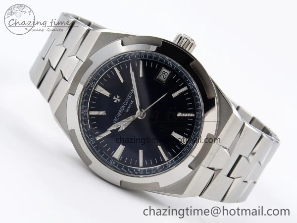 Overseas 4500V SS MKSF 1:1 Best Edition Blue Dial on SS Bracelet A5100