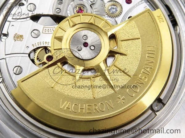 Overseas 4500V SS MKSF 1:1 Best Edition Brown Dial on Brown Rubber Strap A5100