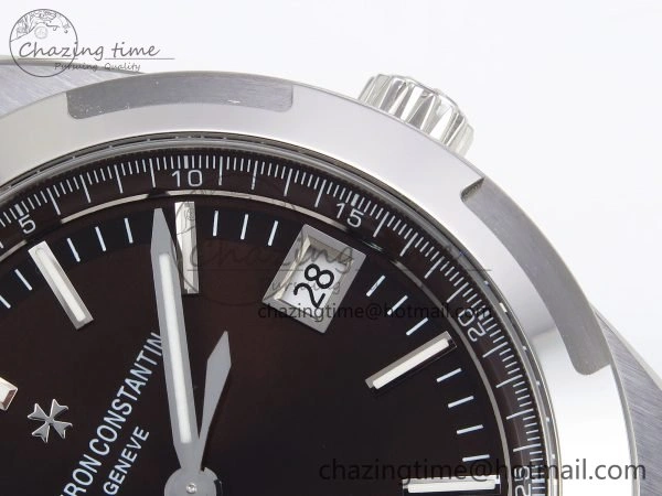 Overseas 4500V SS MKSF 1:1 Best Edition Brown Dial on Brown Rubber Strap A5100
