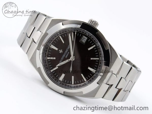 Overseas 4500V SS MKSF 1:1 Best Edition Brown Dial on SS Bracelet A5100