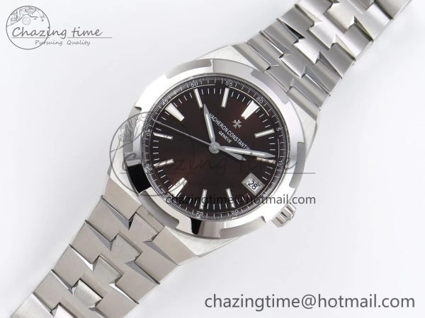 Overseas 4500V SS MKSF 1:1 Best Edition Brown Dial on SS Bracelet A5100