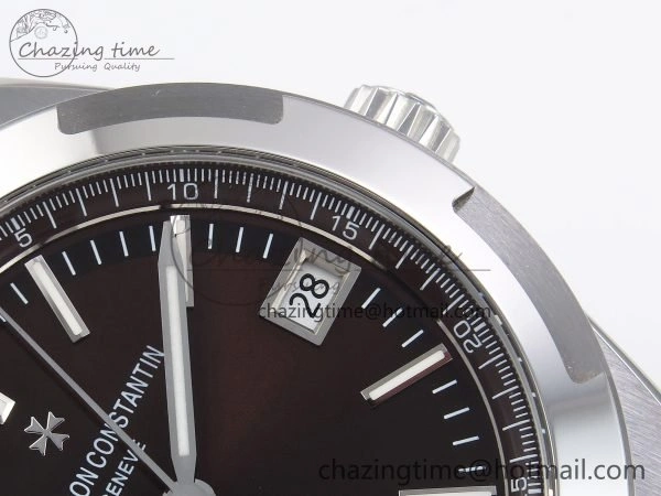 Overseas 4500V SS MKSF 1:1 Best Edition Brown Dial on SS Bracelet A5100