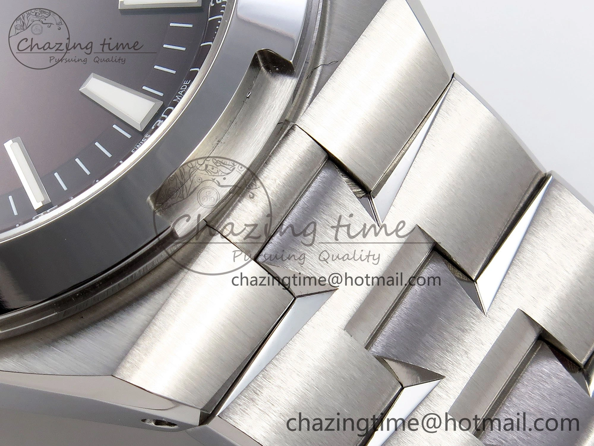 Overseas 4500V SS MKSF 1:1 Best Edition Brown Dial on SS Bracelet A5100
