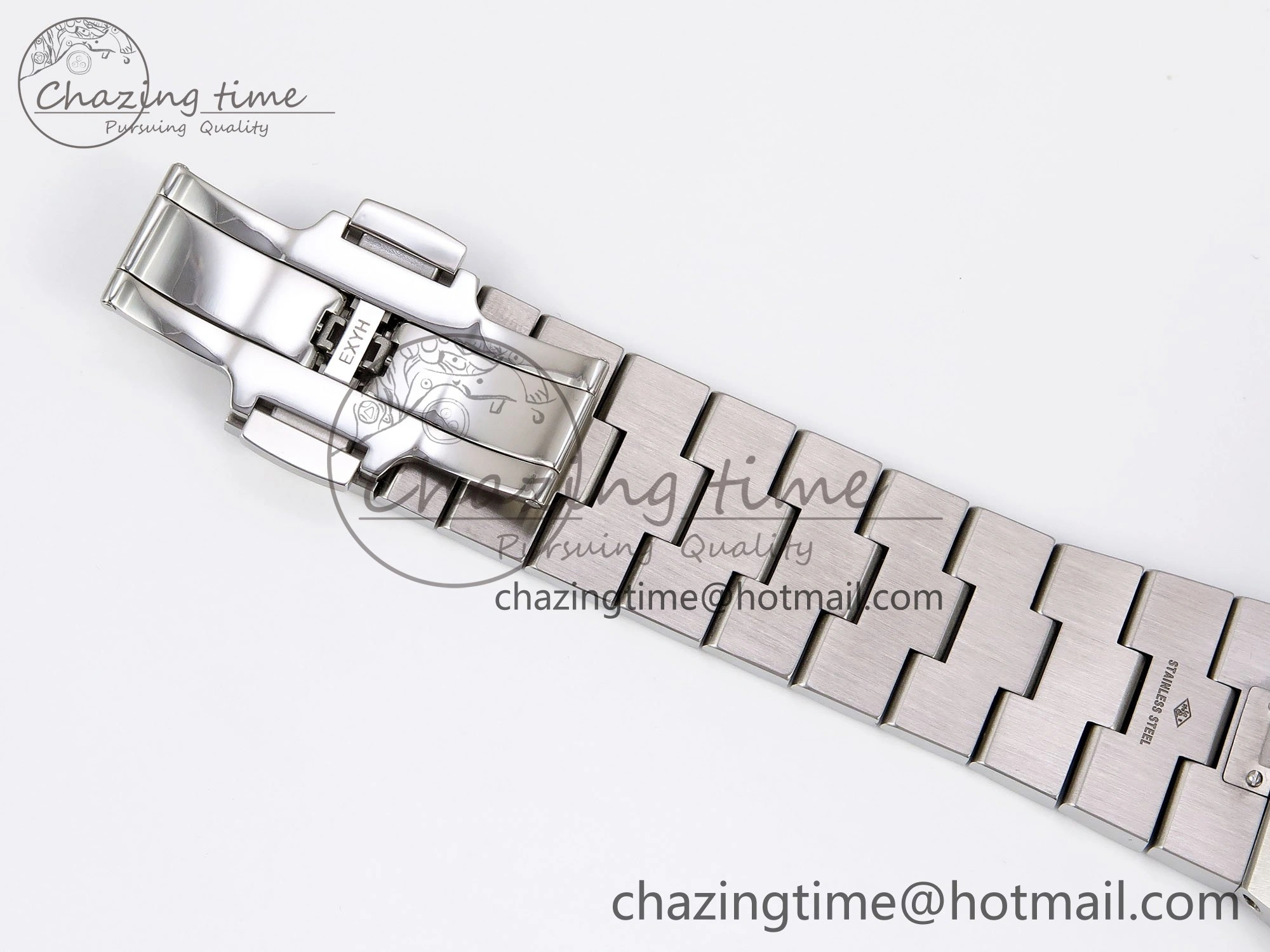 Overseas 4500V SS MKSF 1:1 Best Edition Brown Dial on SS Bracelet A5100