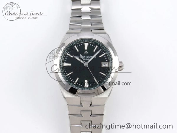 Overseas 4500V SS MKSF 1:1 Best Edition Green Dial on SS Bracelet A5100