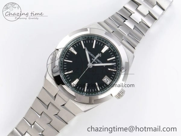 Overseas 4500V SS MKSF 1:1 Best Edition Green Dial on SS Bracelet A5100