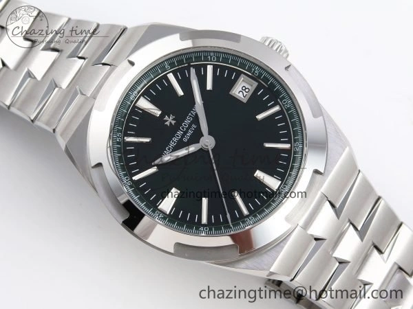 Overseas 4500V SS MKSF 1:1 Best Edition Green Dial on SS Bracelet A5100