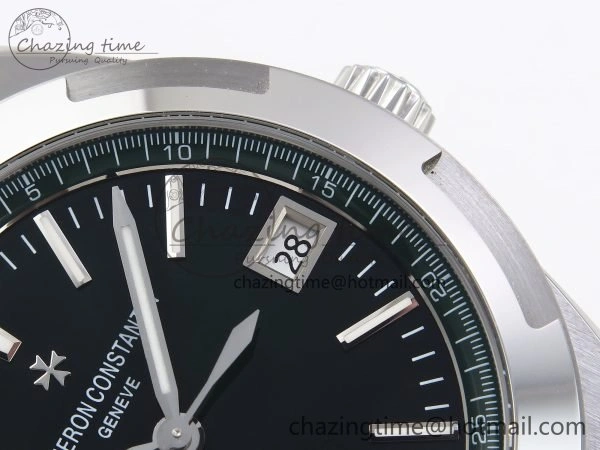 Overseas 4500V SS MKSF 1:1 Best Edition Green Dial on SS Bracelet A5100
