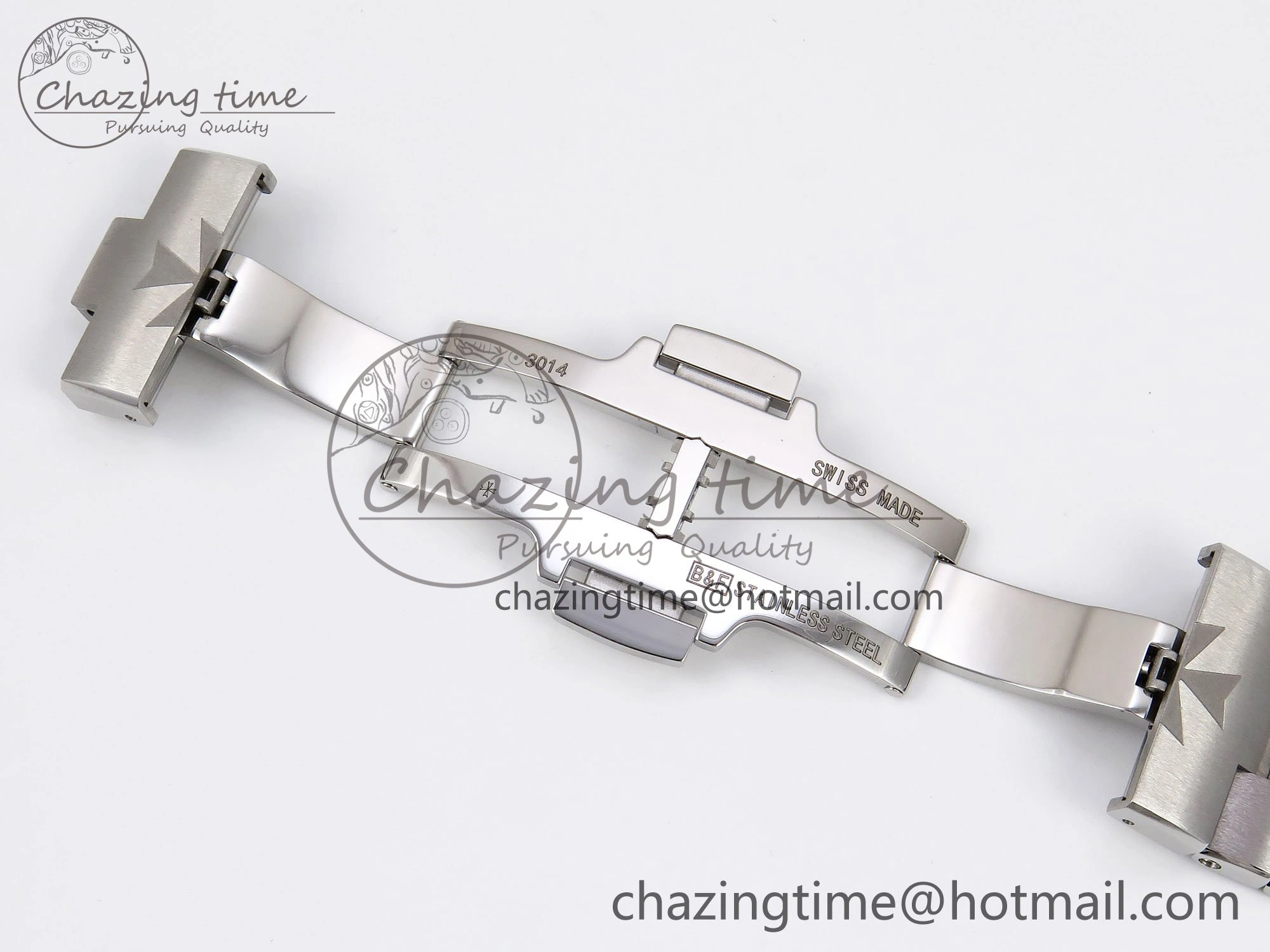 Overseas 4500V SS MKSF 1:1 Best Edition White Dial on SS Bracelet A5100