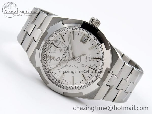 Overseas 4500V SS MKSF 1:1 Best Edition White Dial on SS Bracelet A5100