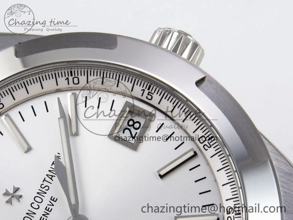 Overseas 4500V SS MKSF 1:1 Best Edition White Dial on SS Bracelet A5100