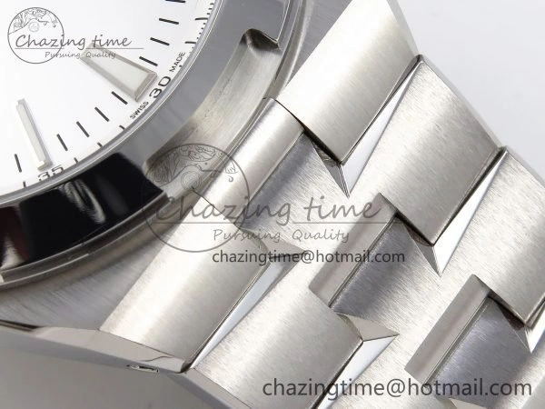 Overseas 4500V SS MKSF 1:1 Best Edition White Dial on SS Bracelet A5100
