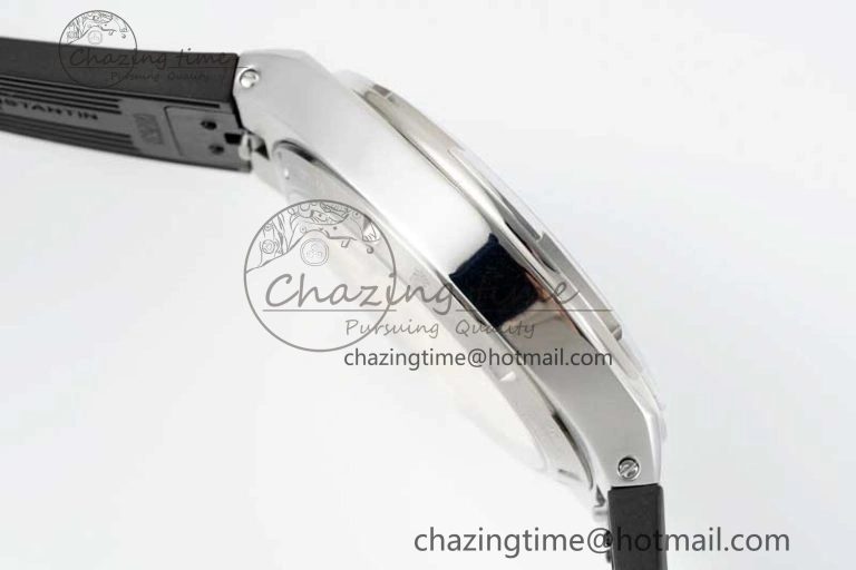 Overseas 4500V SS ZF 1:1 Best Edition Black Dial on Black Rubber Strap A5100