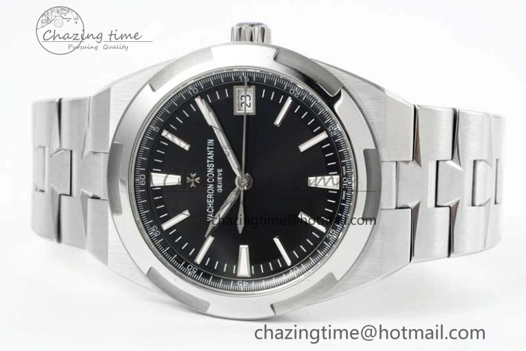 Overseas 4500V SS ZF 1:1 Best Edition Black Dial on SS Bracelet A5100
