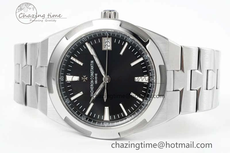 Overseas 4500V SS ZF 1:1 Best Edition Black Dial on SS Bracelet A5100