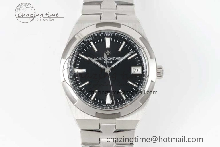 Overseas 4500V SS ZF 1:1 Best Edition Black Dial on SS Bracelet A5100