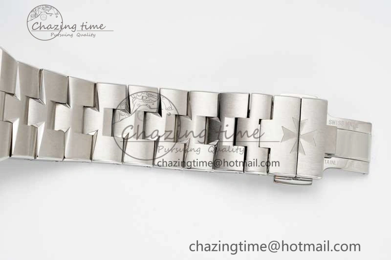 Overseas 4500V SS ZF 1:1 Best Edition Black Dial on SS Bracelet A5100