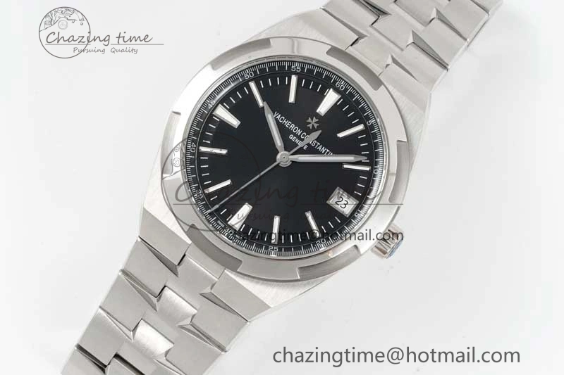 Overseas 4500V SS ZF 1:1 Best Edition Black Dial on SS Bracelet A5100