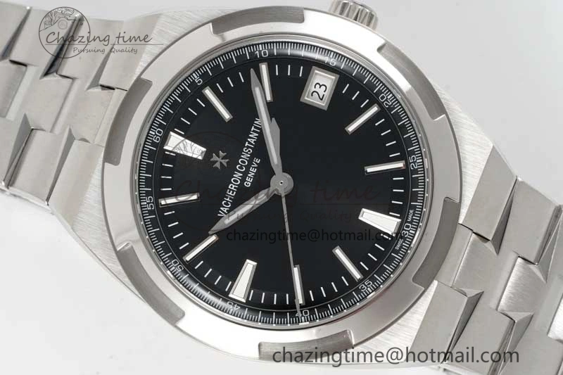 Overseas 4500V SS ZF 1:1 Best Edition Black Dial on SS Bracelet A5100