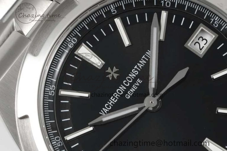 Overseas 4500V SS ZF 1:1 Best Edition Black Dial on SS Bracelet A5100